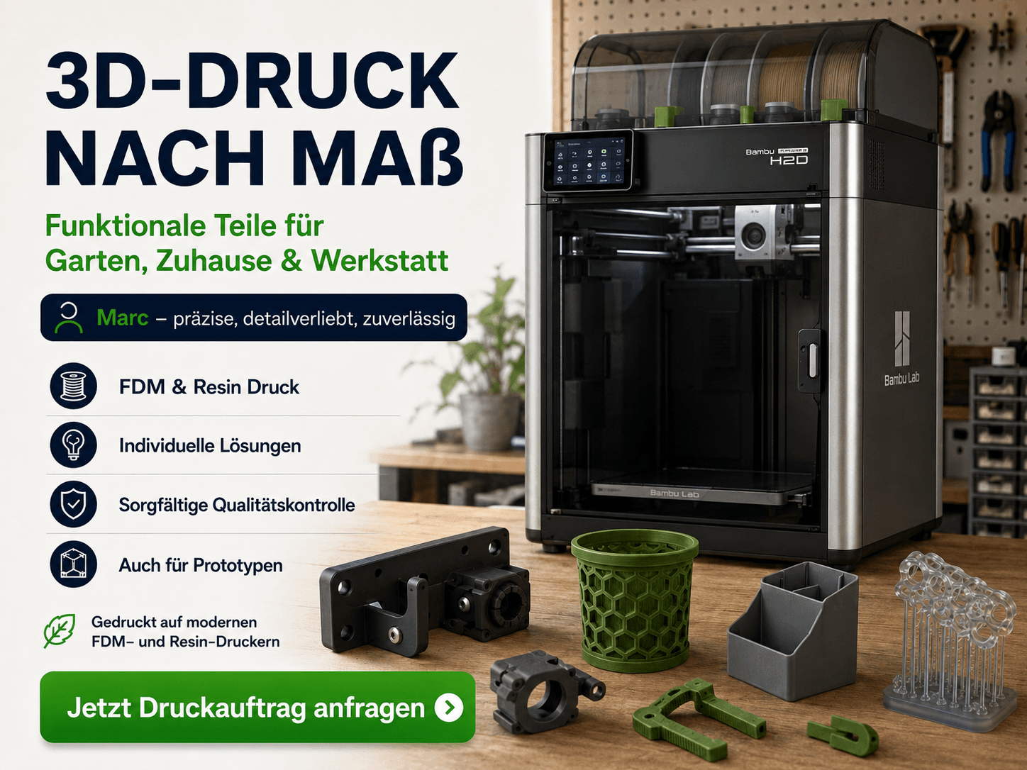 Bild 1 zu „Funktionale Teile für Garten, Zuhause & Werkstatt (auch Großformat)“